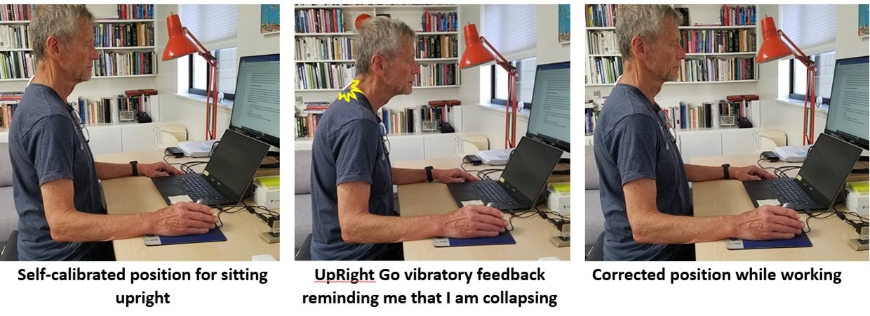 Fig 1 Erik wearing upright