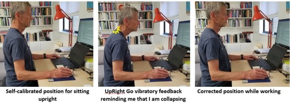 Fig 1 Erik wearing upright